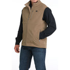 Men's Cinch Ripstop Khaki Vest