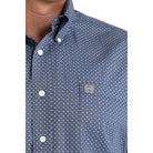 Men's Cinch Royal Printed Long Sleeve Shirt MTW1106012