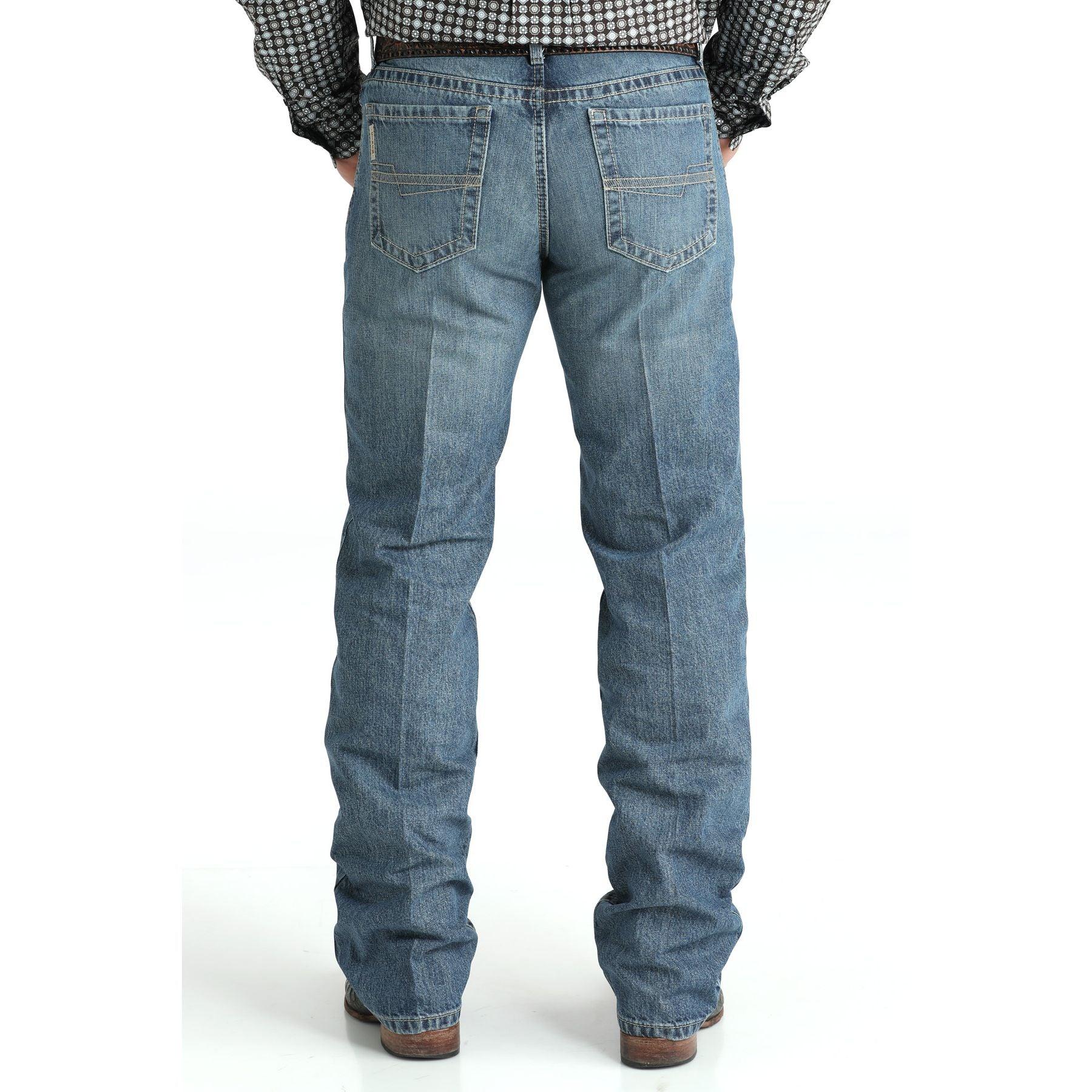 Men's Cinch Western Jeans Grant Relaxed Medium Wash MB32237001