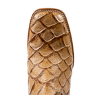 Men's Cowtown Tan Fish Skin Print Boots Q157