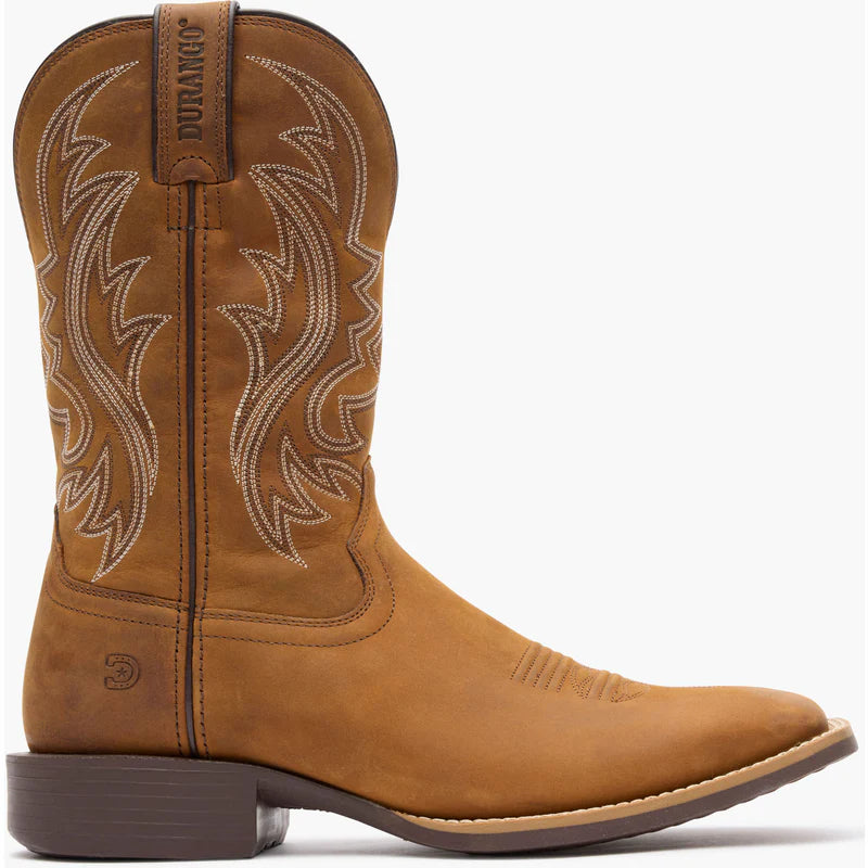 Men's Durango Saddle Brown Shyloh Square Toe Boots DDB0495 – Crazy