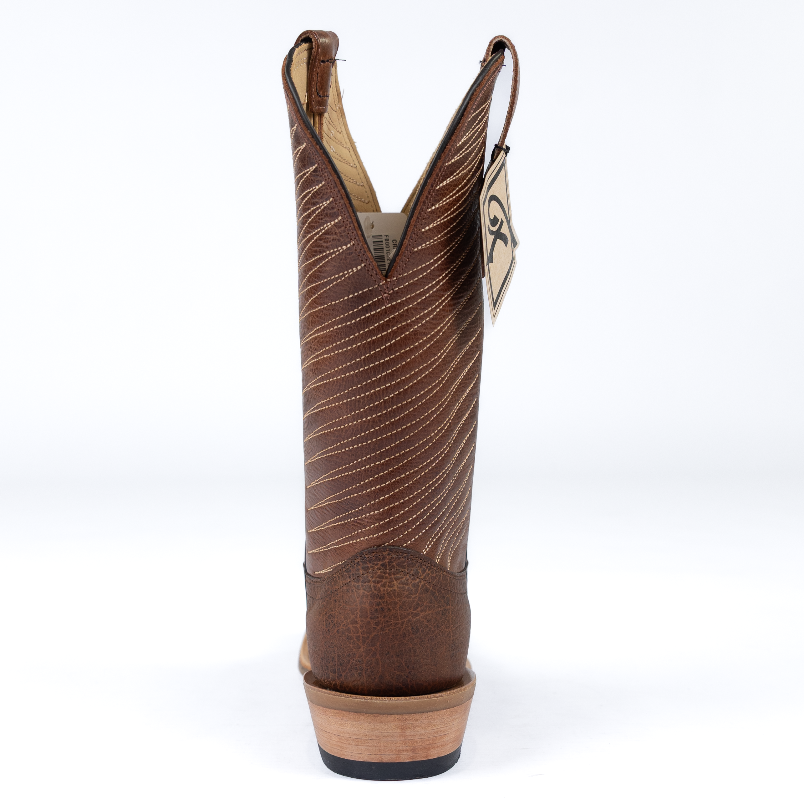 Men's Fenoglio American Bison with 11" Cognac Tops FB00102218