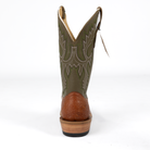 Men's Fenoglio Cognac Smooth Ostrich Square Toe Boot FB00101984
