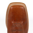 Men's Fenoglio Cognac Smooth Ostrich Square Toe Boot FB00101984