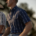 Men's Ferrell Blue Short Sleeve "The Maverick" Shirt FPS1026064