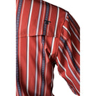 Men's Ferrell Short Sleeve Snap The Brooks in Red Shirt FPS1026003