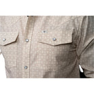 Men's Ferrell The Collin in Cream - Long Sleeve Snap Shirt FPL1002596 - Crazy House Western Wear