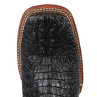 Men's Ferrini Black Caiman Print Square Toe Boots 4039304