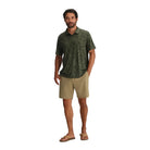 Men's Free Fly Canopy Print Dark Forest Elevate Polo MELVPOL-754