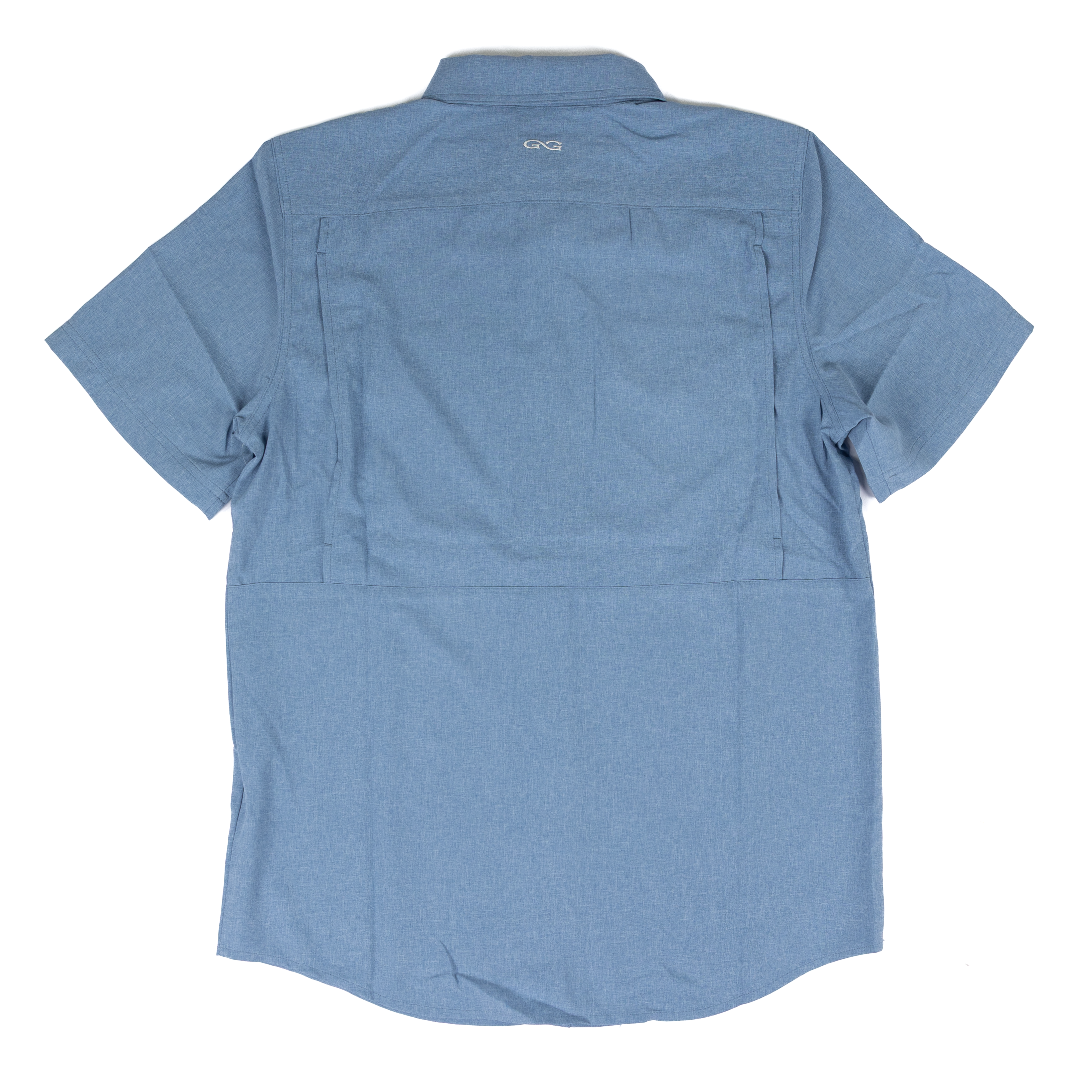 Men's Game Guard Short Sleeve Off-road Blue Stockyard Shirt 1060:HOFB