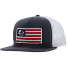 Men's Hooey "AMCC" Grey And White Cap With Patch 9711TGYWH - Crazy House Western Wear
