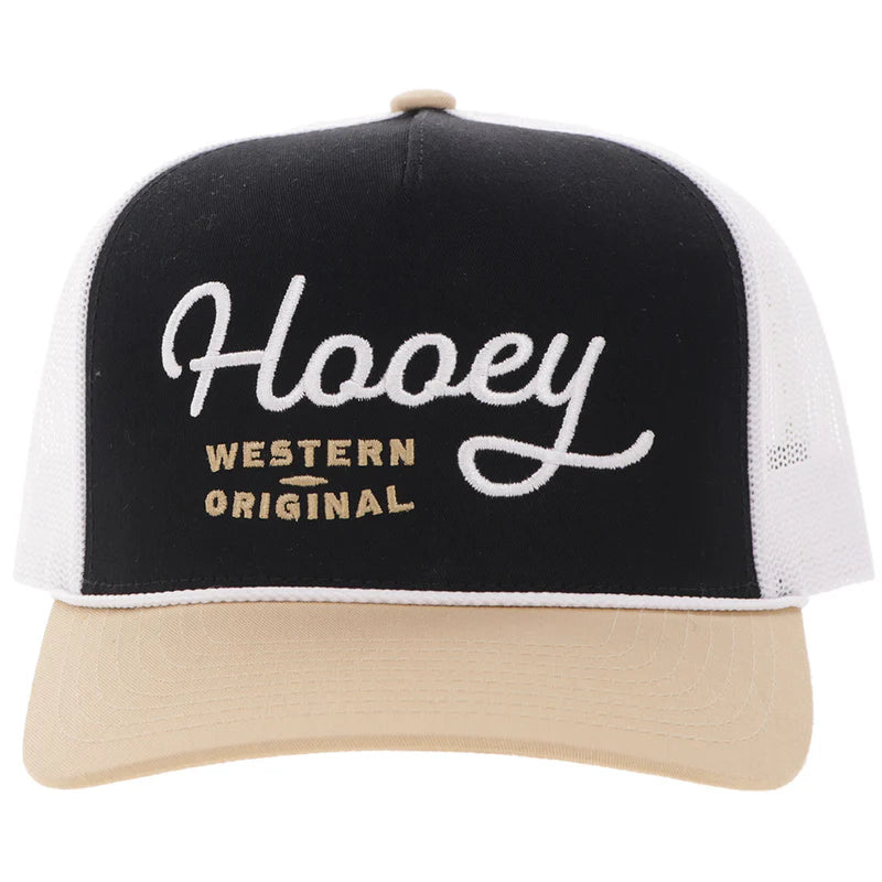 Men's Hooey Black White and Tan "OG" Cap 2660T-BKWH