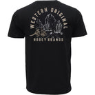 Men's Hooey "Desert Dillo" Black T-shirt HT1889BK - Crazy House Western Wear