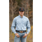 Men's Hooey "Dos Sol" Long Sleeve Pearl Snap Shirt HT1763BL - Crazy House Western Wear
