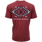 Men's Hooey "Eldorado" Burgundy T-shirt HT1887BU - Crazy House Western Wear