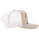 Men's Hooey "John Wayne" Tan and White Hat with Stitching 2566T-TNWH - Crazy House Western Wear