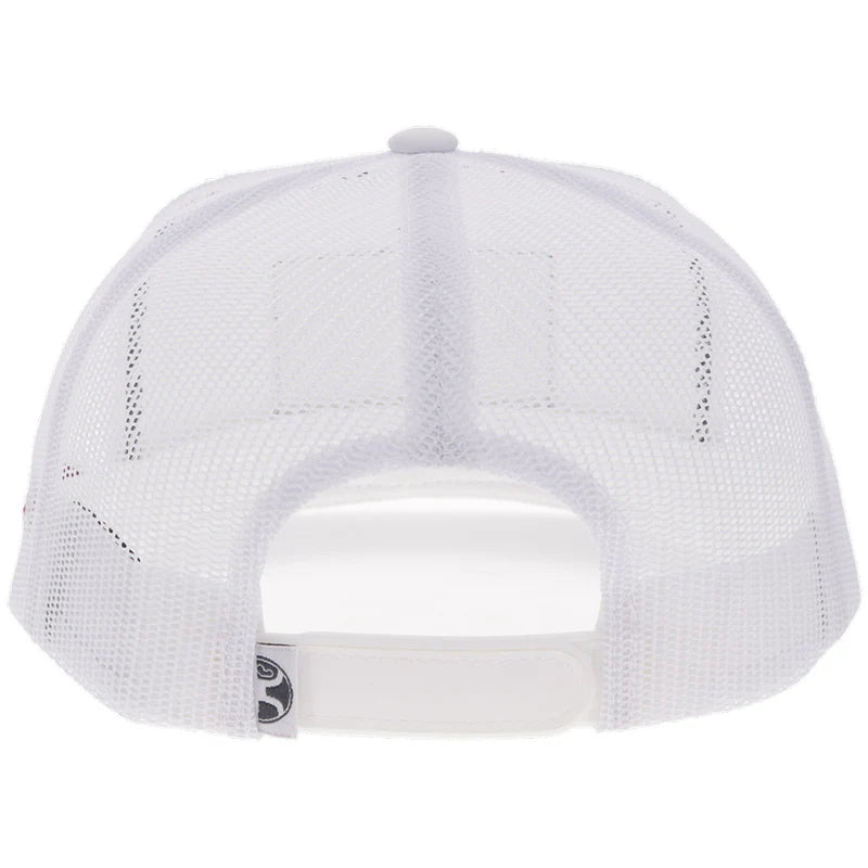 Men's Hooey "Liberty Roper" White with Flag Patch 2610T-WH