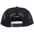 Men's Hooey "Loop" Hat Black with Turquoise & Orange Rectangle Patch 2559T-BK - Crazy House Western Wear