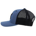 Men's Hooey "Sterling" Denim and Black Snapback 2206T-DEBK - Crazy House Western Wear