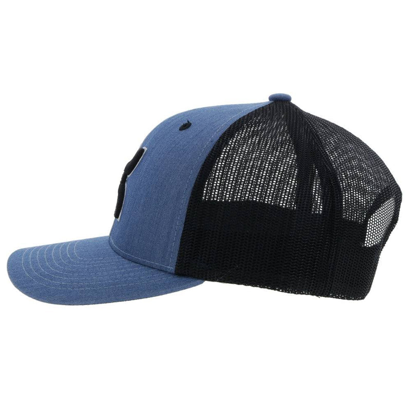 Men's Hooey "Sterling" Denim and Black Snapback 2206T-DEBK - Crazy House Western Wear