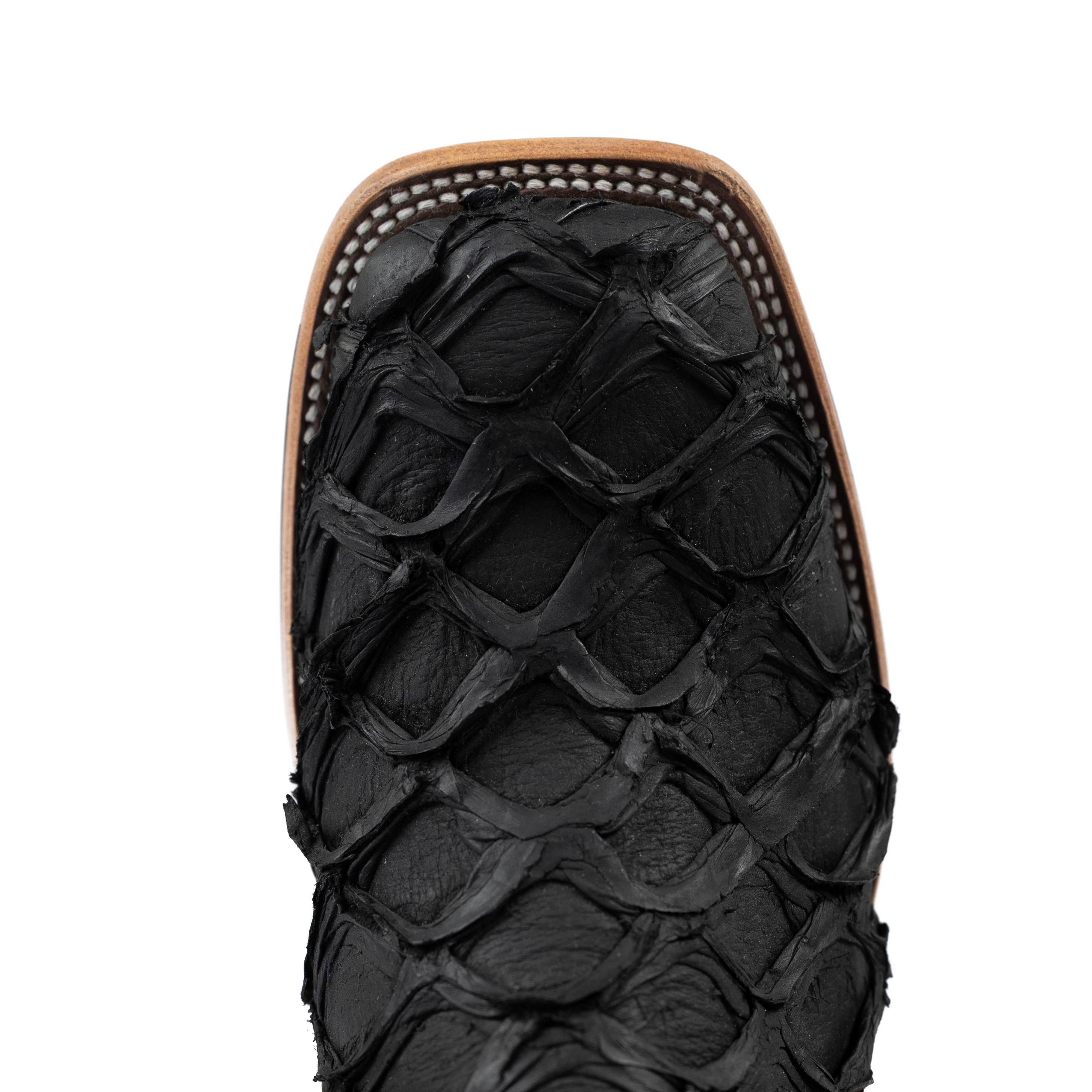 Men's Horse Power Top Hand Black Matte Big Bass with 13" Honey Crazyhorse Top HP8062