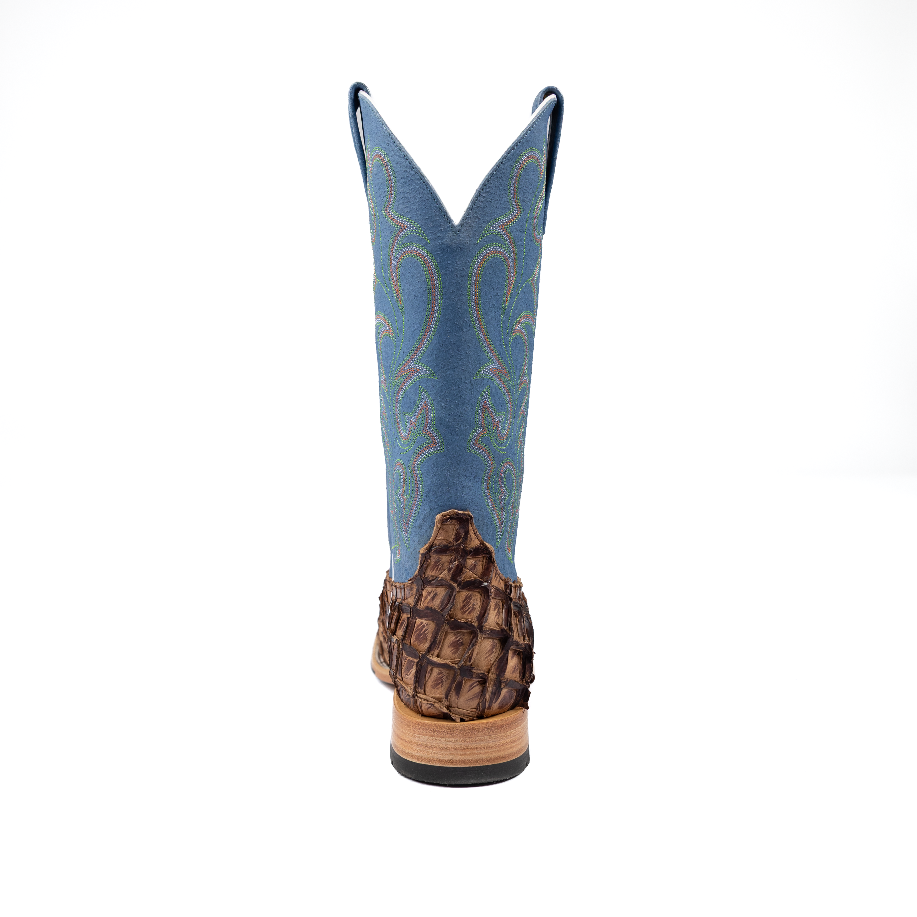 Men's Horse Power Top Hand Cigar Matte Big Bass with 13" Royal Blue Sinsation Top HP8007