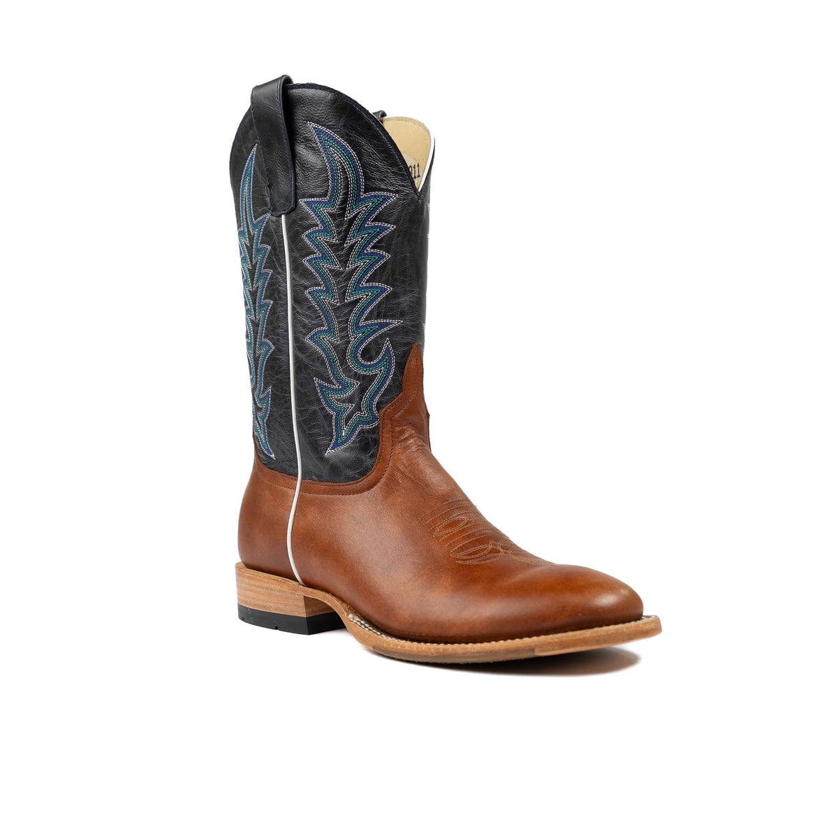 Horse Power Men's Top Hand Cognac Belton Round Toe Boots HP6011