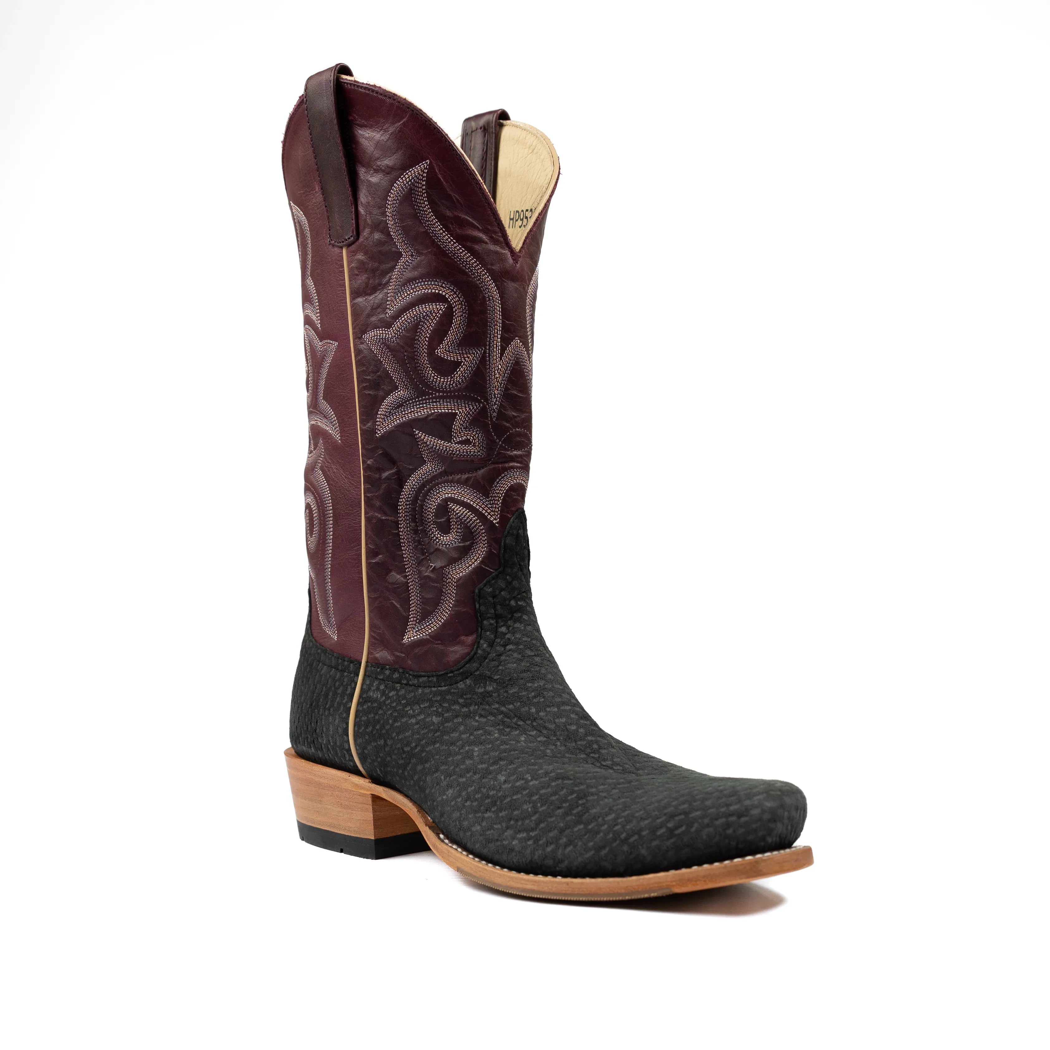 Men's Horse Power Top Hand Gray Carpincho Cutter Toe Boots HP9536