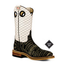 Men's Horsepower Caiman Print Steel Toe Boot 12" HPW2501 - Crazy House Western Wear