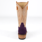 Men's Horsepower High Noon Purple Suede Cutter Toe Boots HP9517