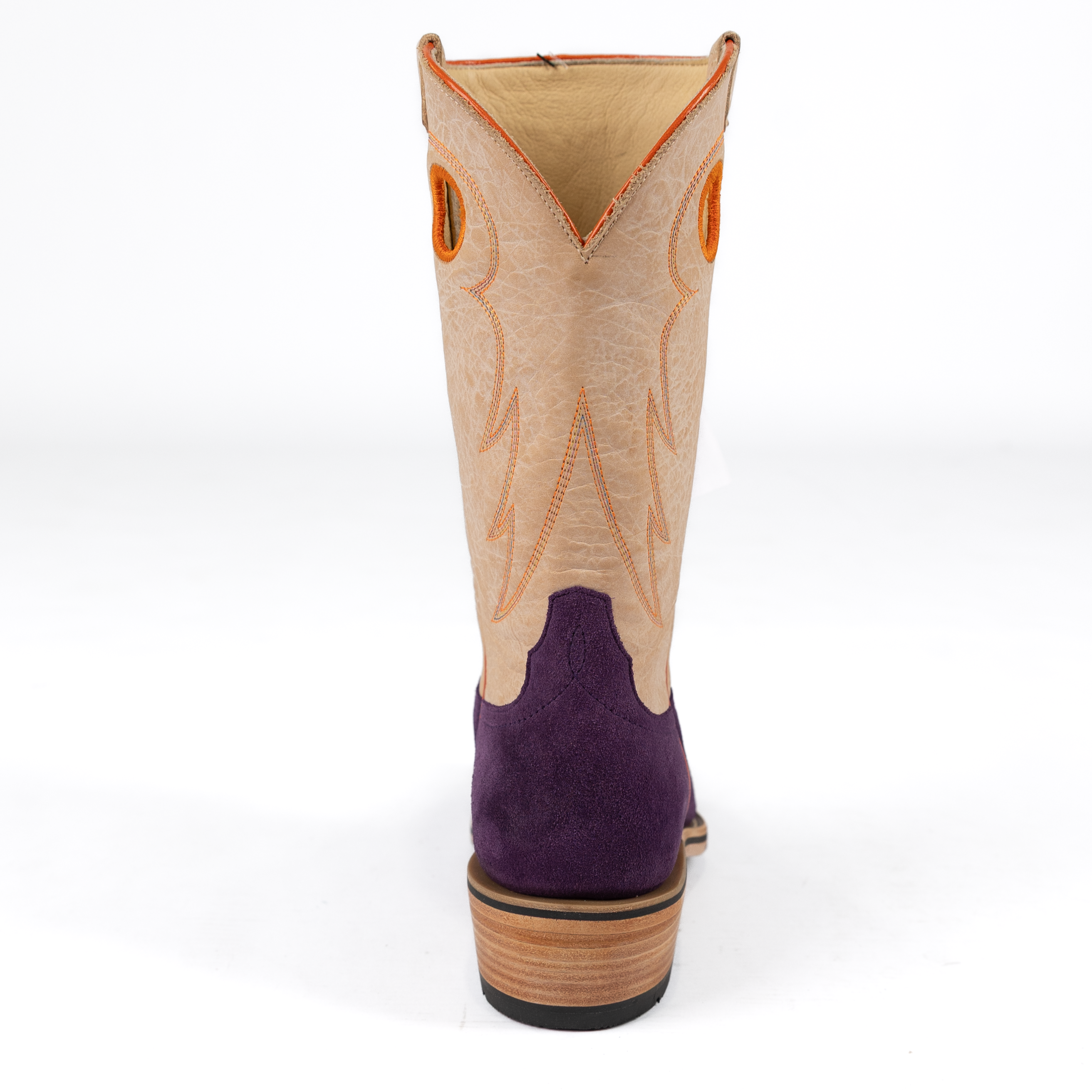 Men's Horsepower High Noon Purple Suede Cutter Toe Boots HP9517