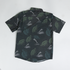 Men's Huk Black Button Up Shirt With Pattern H1500192-025