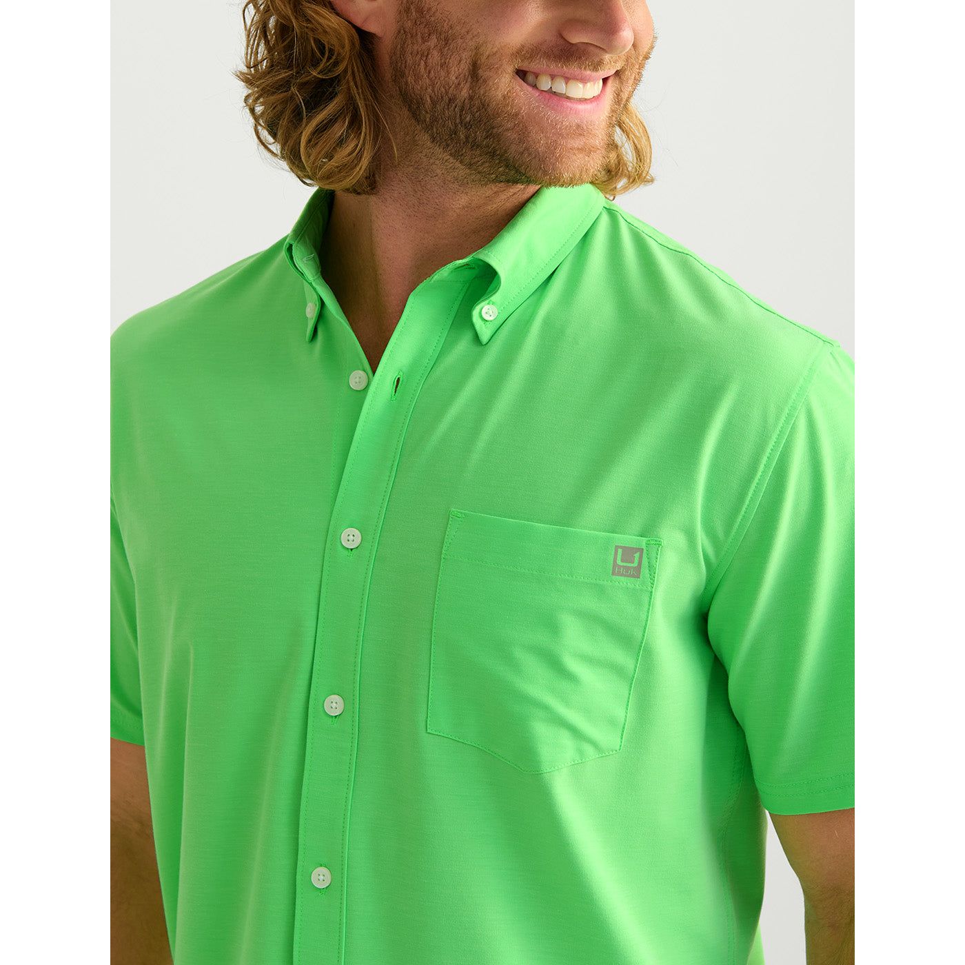 Men's Huk Kona Button-Down H1500154-321 - Crazy House Western Wear