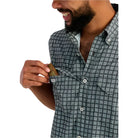 Men's Huk Tide Point Short Sleeve Button-Down H1500220-064 - Crazy House Western Wear