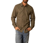 Men's Kimes Ranch Army Green Smalls Long Sleeve Button Up Shirt