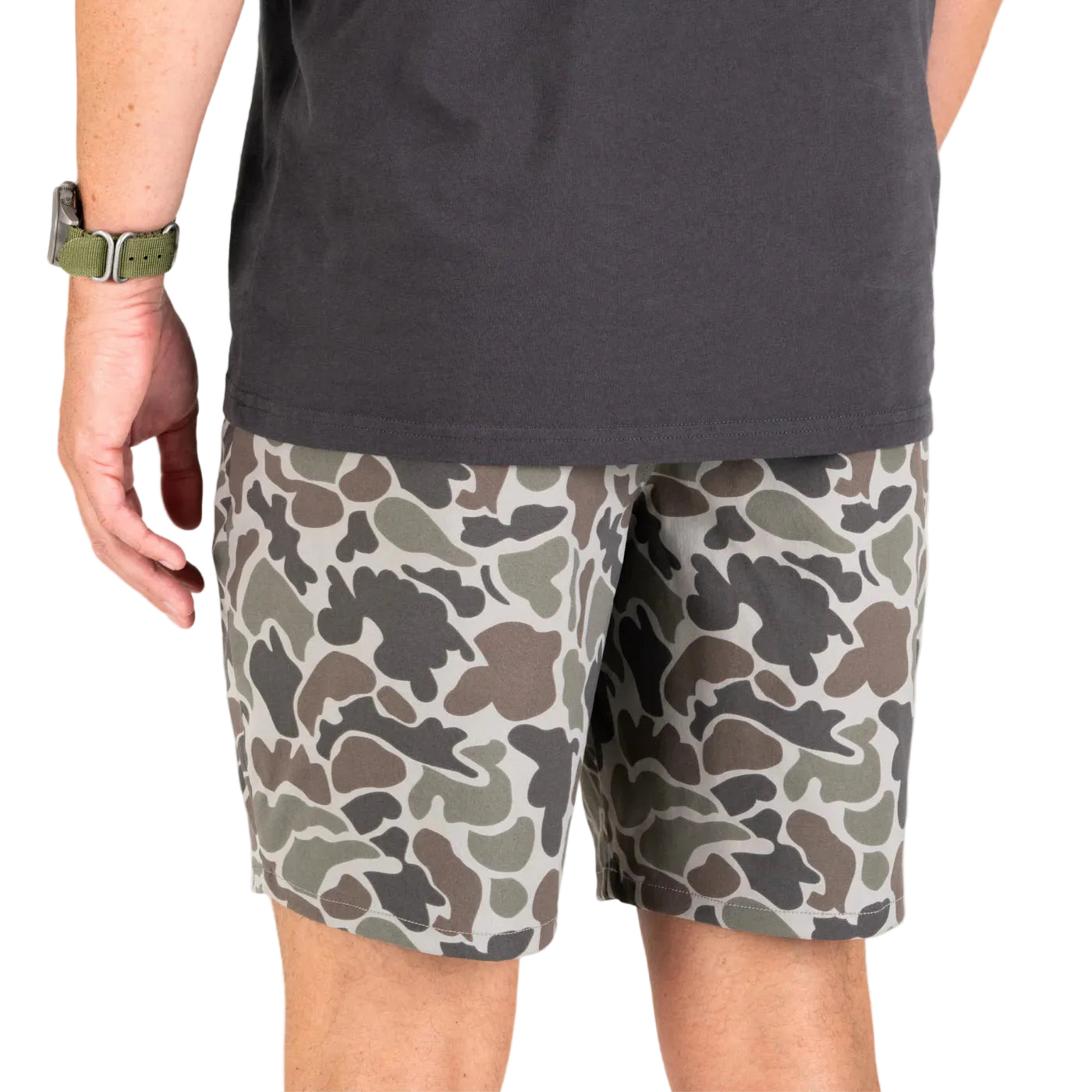 Men's Marsh Wear Dark Green Mallard Camo Prime Hagood Shorts MWS3007-DGMC