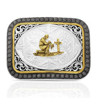 Men's Montana Silversmiths Desert Sky Buckle With Praying Cowboy 56400-917M