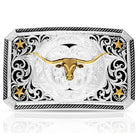 Men's Montana Silversmiths Longhorn Cattle Drive Buckle 55810