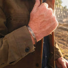 Men's Montana Silversmiths Riding Fences Bracelet BC6278RG