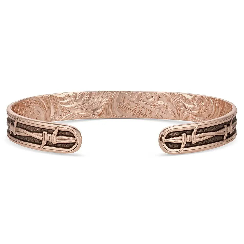 Men's Montana Silversmiths Riding Fences Bracelet BC6278RG