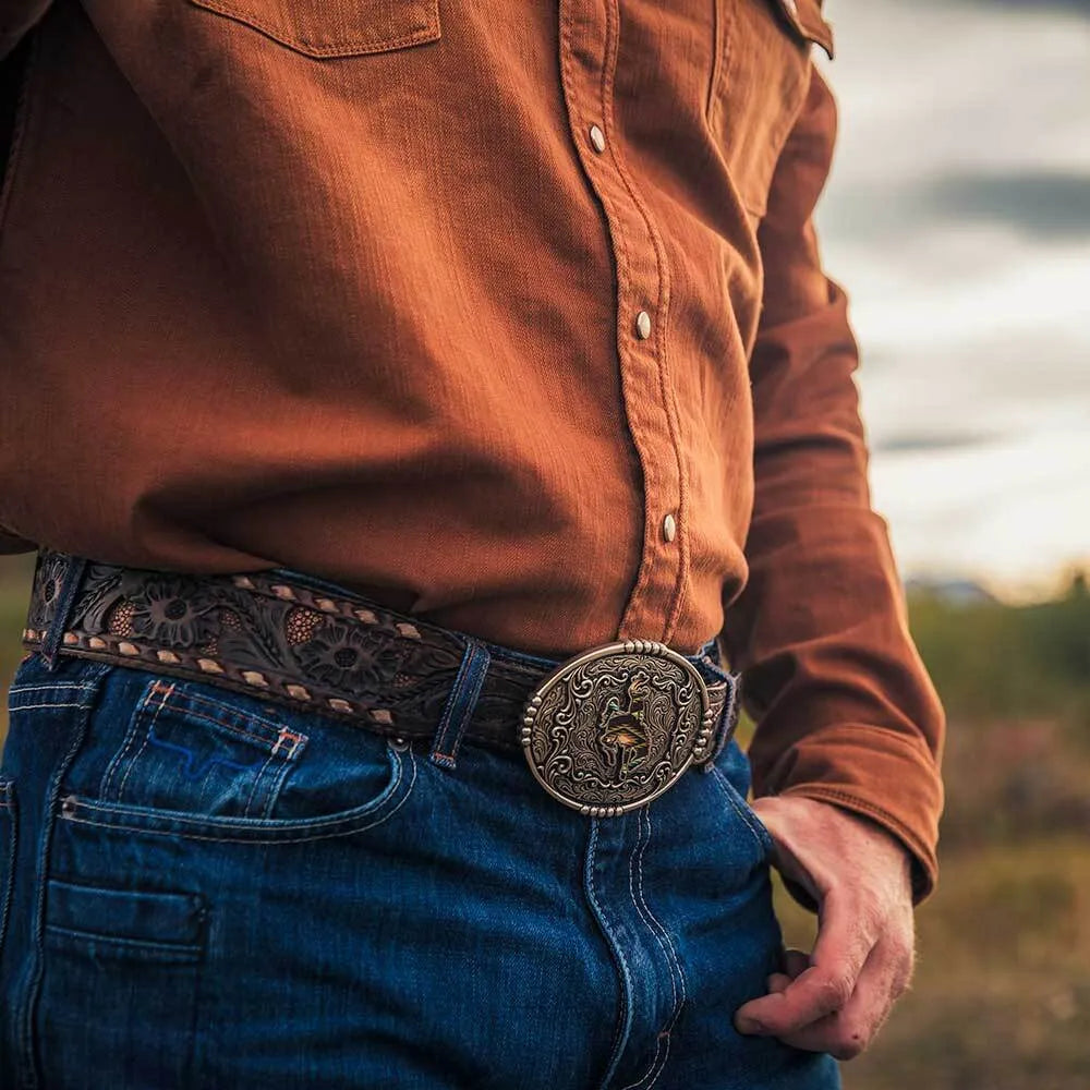 Men's Montana Silversmiths Sunrise Bronc Attitude Buckle A988S