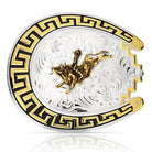 Men's Montana Silversmiths Sunrise Mesa Buckle With Bull Rider 52810-160