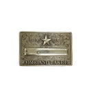 Men's Nocona Silver Rectangle "Come and Take  it" Western Belt Buckle 37103