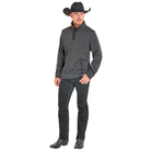 Men's Panhandle Melange Knit Henley Pullover DM91C06178