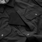 Men's Poncho Black Button Up Shirt- Burntend - Crazy House Western Wear