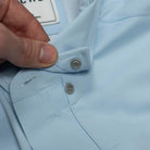 Men's Poncho "Blue Steel" Short Sleeve Button Up Shirt