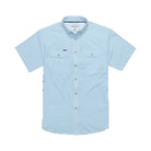 Men's Poncho "Blue Steel" Short Sleeve Button Up Shirt
