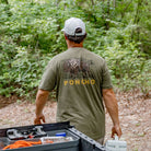 Men's Poncho "Roaming Bison Tee"