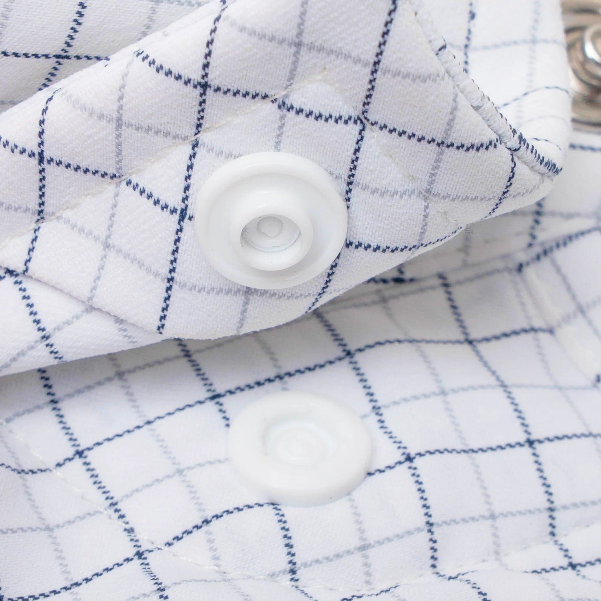 Men's Poncho Short Sleeve "The Auctioneer" White Snap Shirt