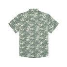 Men's Poncho Short Sleeve "The Chicken On A Hook" Button Up Shirt